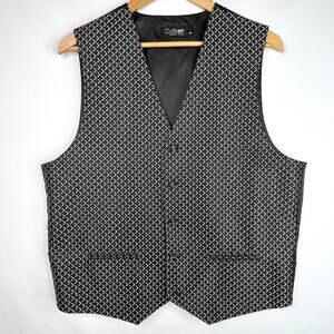 Cuffs NY Formal Weat Diamond Tuxedo Vest M